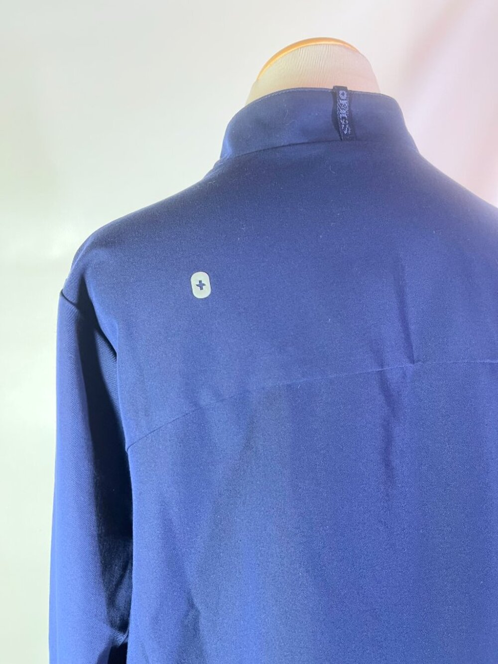 FIGS Women's Size XL Sebina Scrub Jacket Pockets Navy Blue Zip-Fornt - Picture 8 of 9